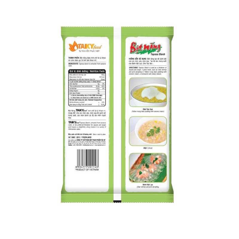 Bột năng Tài Ký 400g