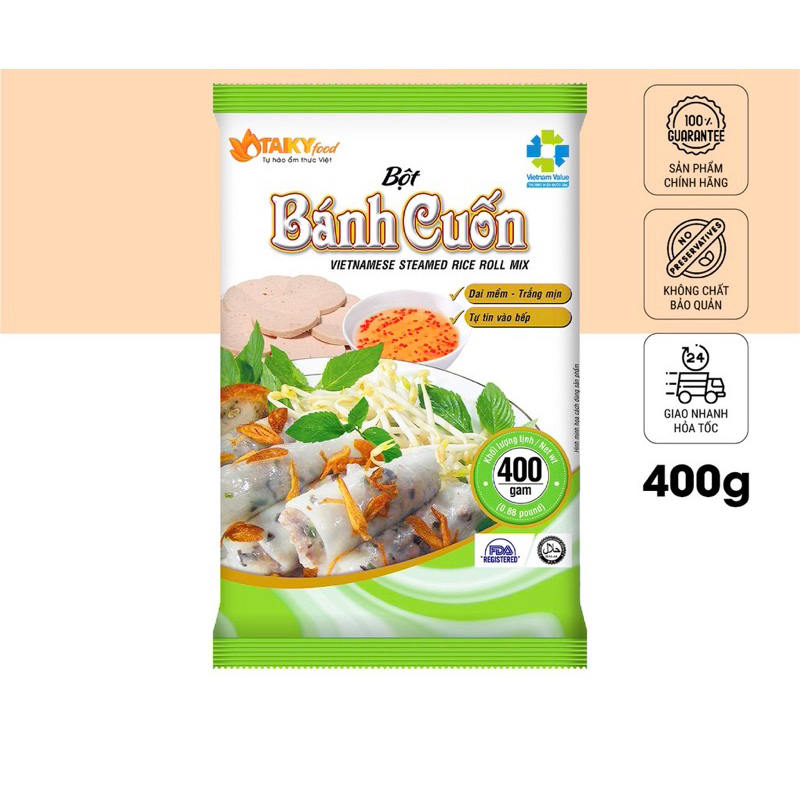 Bột bánh cuốn Tài Ký 400g tiện dụng