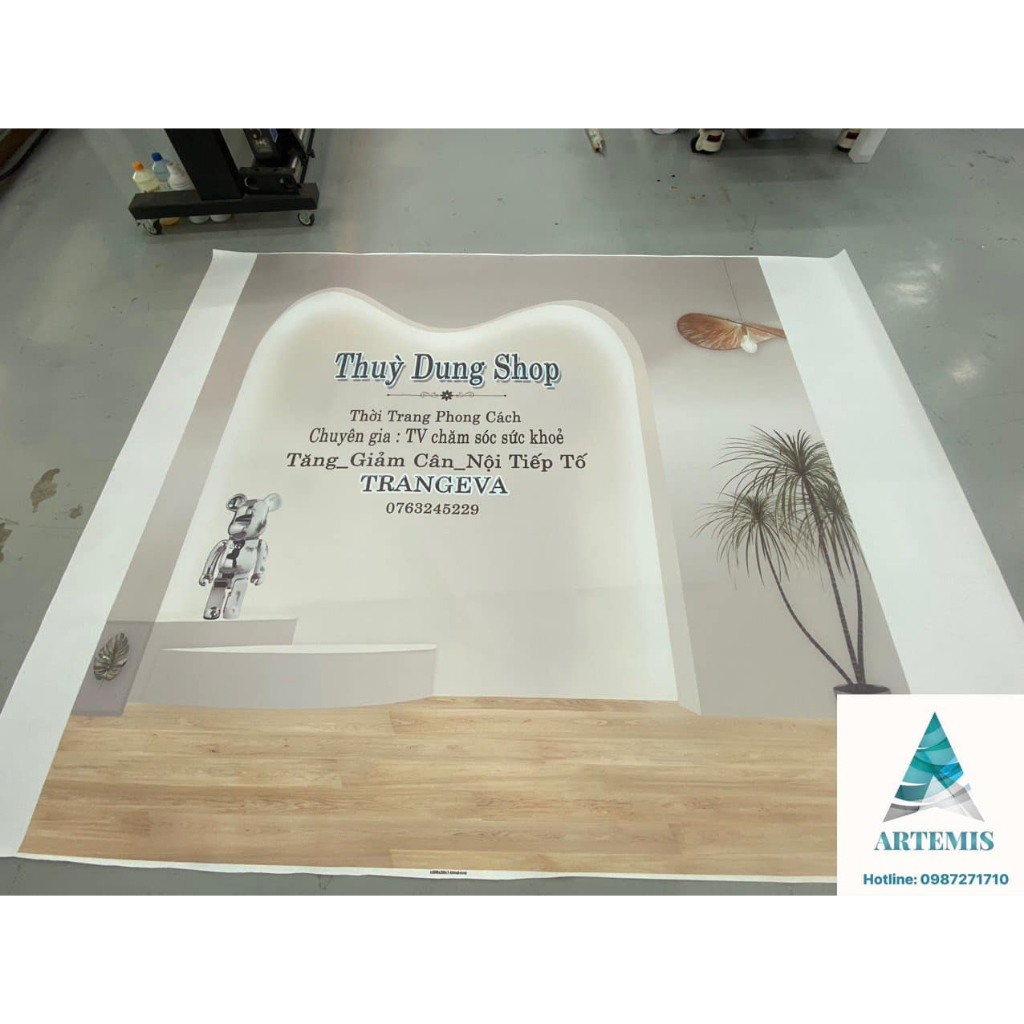 Phông Nền LiveStream  3D/5D Chụp Ảnh - Quay Video đẹp tone màu sáng chủ đạo