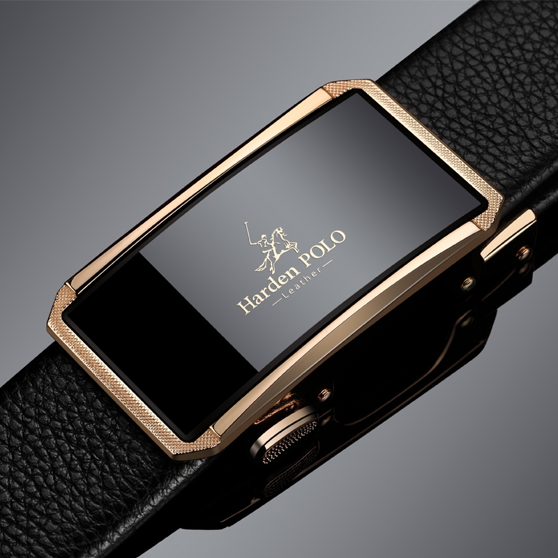 Thắt lưng nam cao cấp HardenPolo ,dây nịt nam da bò đẹp EL16