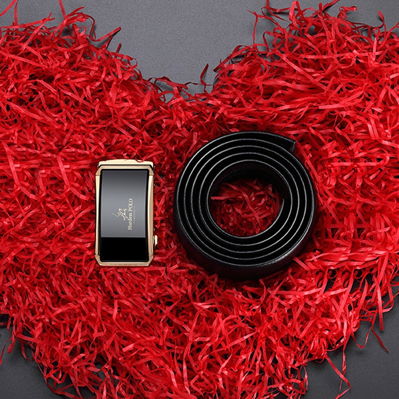 Thắt lưng nam cao cấp HardenPolo ,dây nịt nam da bò đẹp EL16