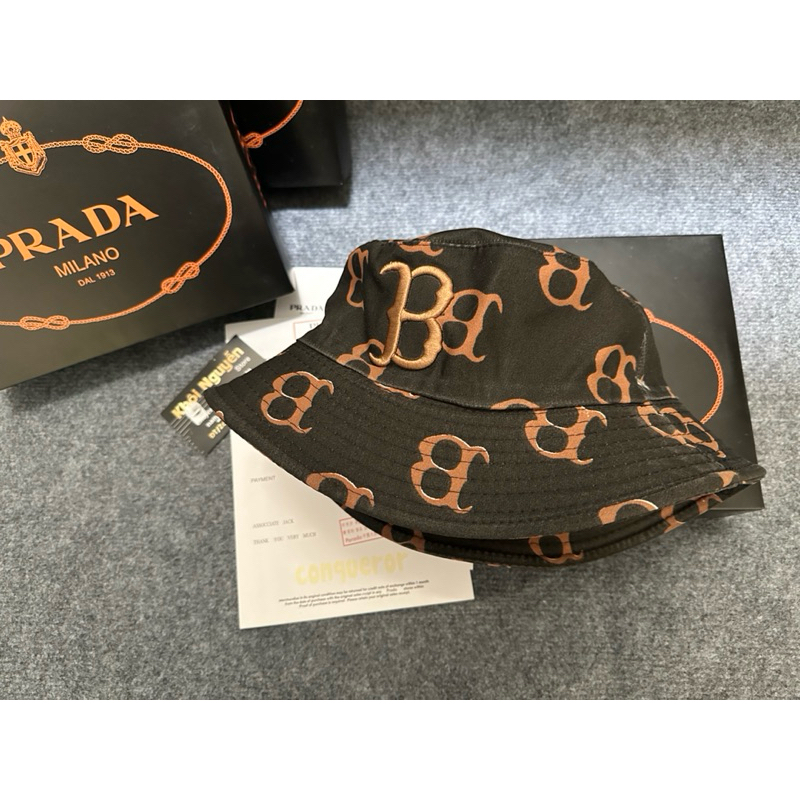 Nón Mũ Lưỡi Trai , Thêu Chữ B Trên Vành, Chất Liệu Vải Cotton Thoáng Mát