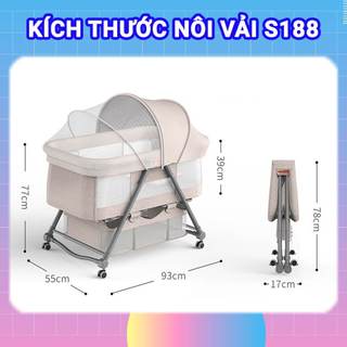 Nôi em bé Hatato S118 - 5 Trong 1