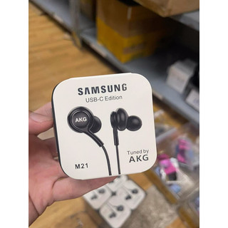 Tai nghe s.a.m.s.u.n.g akg m21 nhét tai chân type-c chống rối có mic tai nghe dây cho điện thoại android