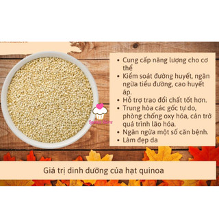 【NHẬP KHẨU CHÍNH NGẠCH】Hạt Diêm Mạch Trắng White Quinoa Absolute Organic 1KG –Úc, Eat Clean, Healthy