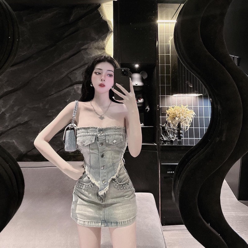 Áo Nữ Sexy Kiểu From Chuẩn Siêu Tôn Dáng