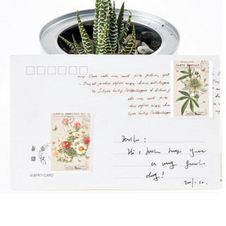 Set 16 Sticker Tem Thư Dán Planner, Trang Trí Sổ, Giấy Decal Handmade Cắt Sẵn