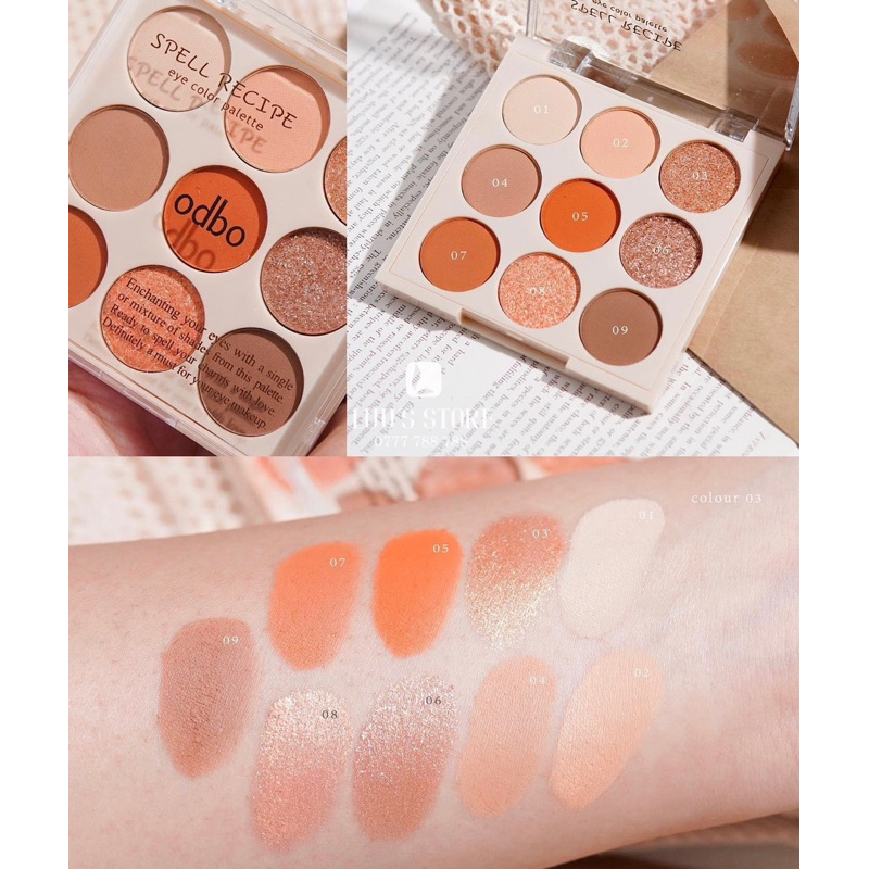 Màu mắt Odbo Spell Recipe Số 3