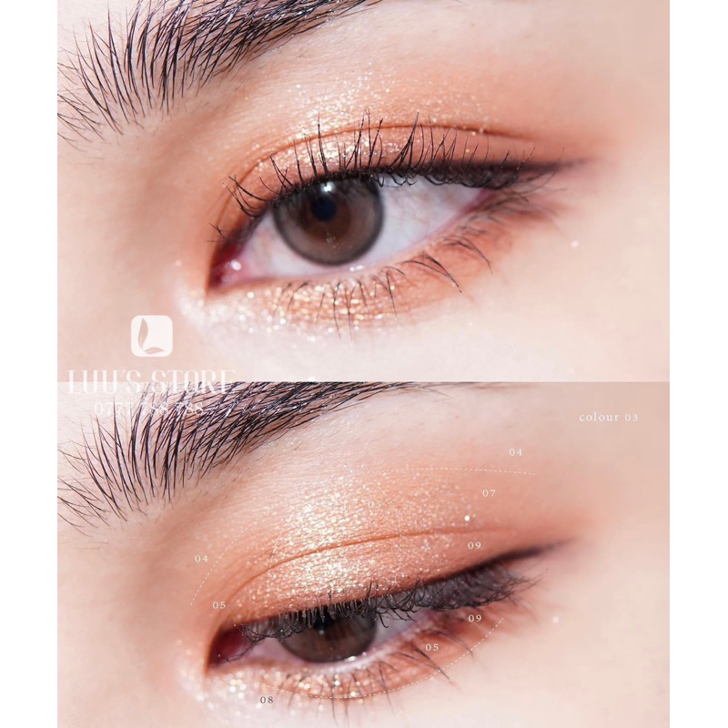 Màu mắt Odbo Spell Recipe Số 3