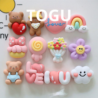 Charm sticker jibbitz gắn dép TOGU charm crocs sticker cute jibbitz crocs charm gắn dép cross sticker dép combo sticker