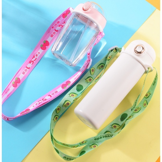 Dây đeo bình nước, dây đeo bình giữ nhiệt, đai cao su co giãn, dây vải điều chỉnh chiều dài, siêu chắc siêu bền