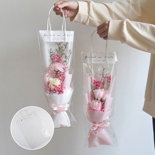 Combo 10 cái đựng hoa trong suốt đủ size
