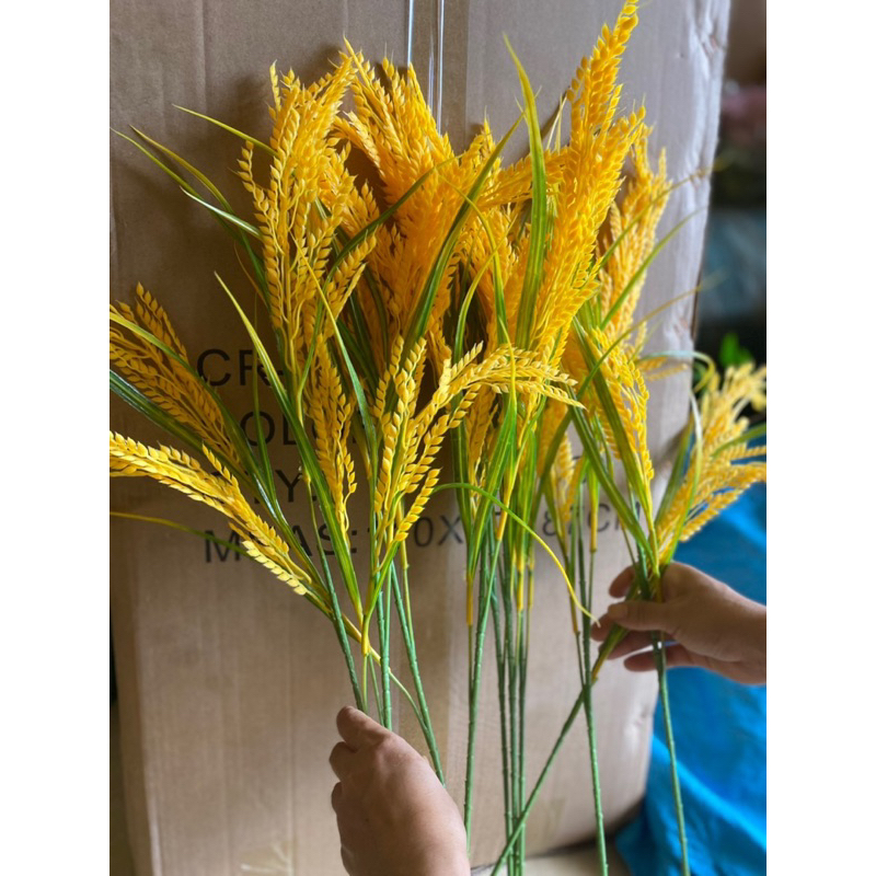 cành lúa cao 3 nhánh( hoa giả)