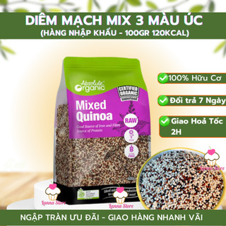 Hạt diêm mạch Quinoa Mix Absolute Organic 400gram của Úc Có tem chống giả bộ công an