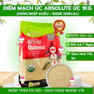 Hạt diêm mạch Organic Quinoa Của Úc Absolute Organic Gói 1Kg