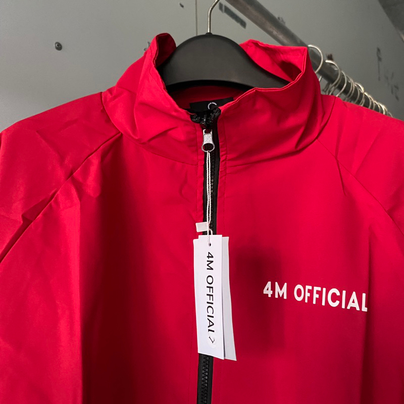 Áo Khoác Dù Mỏng 4M Màu Đỏ
