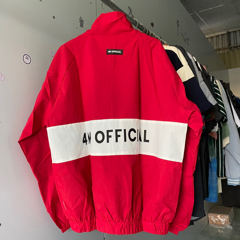 Áo Khoác Dù Mỏng 4M Màu Đỏ