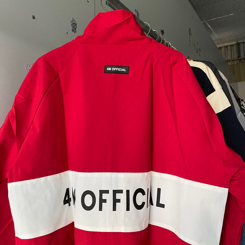 Áo Khoác Dù Mỏng 4M Màu Đỏ