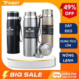  Bình giữ nhiệt inox cao cấp dung tích 1000ml Bình nước giữ nhiệt 