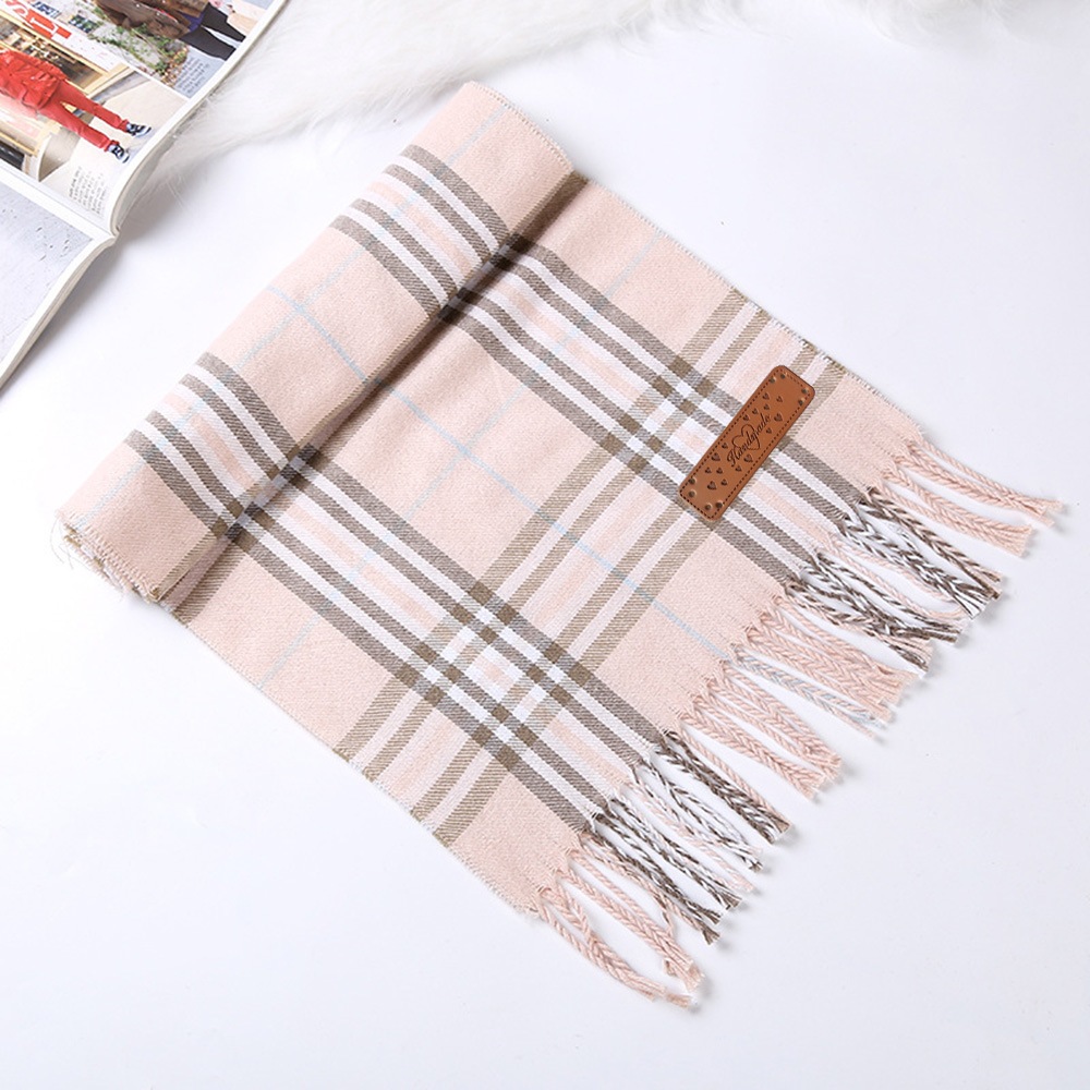 Tag da Handmade trang trí khăn quàng cổ, mũ len, túi ví