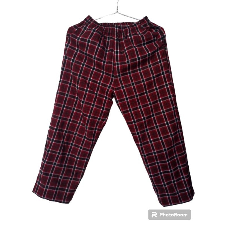 Quần dài sọc caro 2hand No Brand