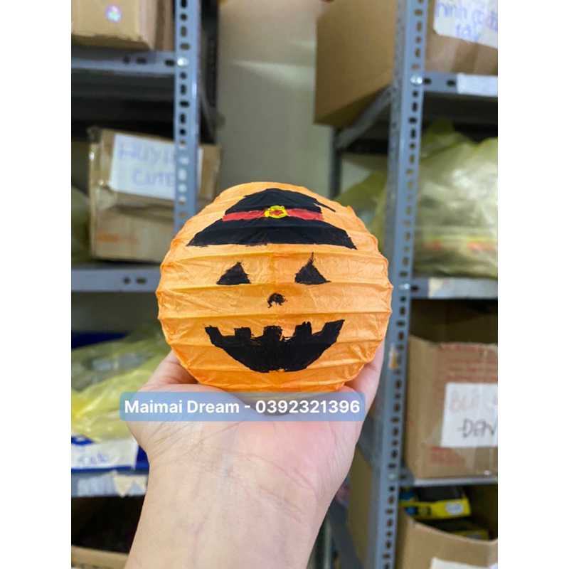 Đèn lồng giấy lụa tròn trang trí lễ Tết