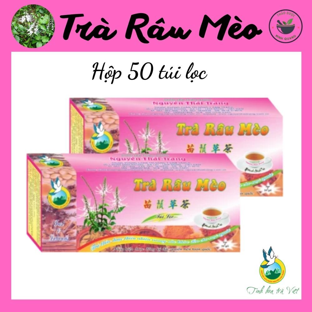 Trà Râu Mèo, hộp 50 túi lọc, sản phẩm của cty Nguyên Thái Trang