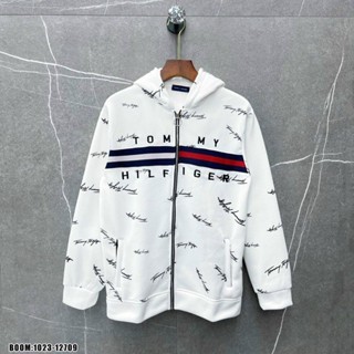 Áo Khoác Nỉ Hoodie Zip Tommy Chữ Kí Phong Cách Trẻ Trung Siêu Hot 2023-Phong Cách Cháy Phố