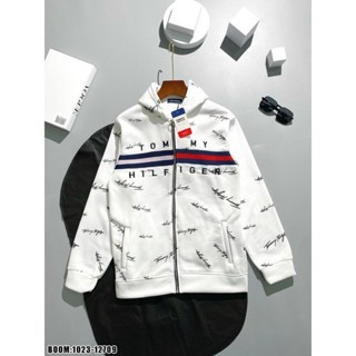 Áo Khoác Nỉ Hoodie Zip Tommy Chữ Kí Phong Cách Trẻ Trung Siêu Hot 2023-Phong Cách Cháy Phố