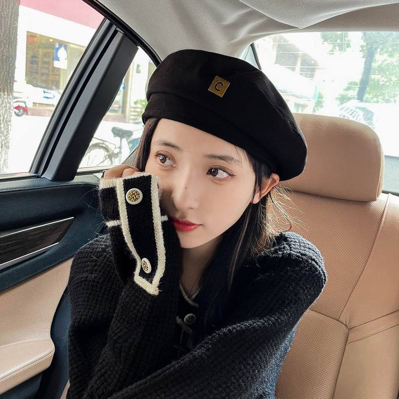 Mũ nồi thời trang, nón beret nữ thu đông phong cách retro hàn quốc