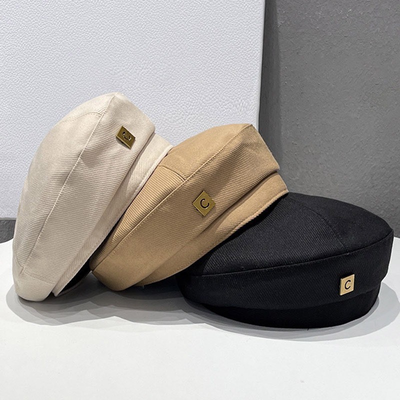 Mũ nồi thời trang, nón beret nữ thu đông phong cách retro hàn quốc