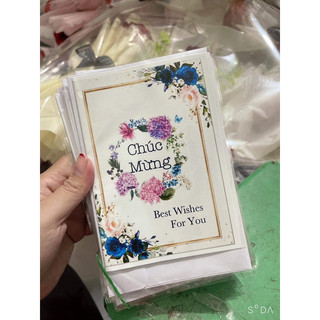 Thiệp chúc mừng có kèm phong bì