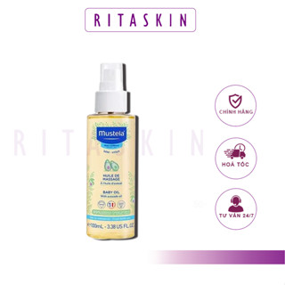 Dầu Massage Cho Trẻ Sơ Sinh & Em Bé Mustela Baby Oil 100ml