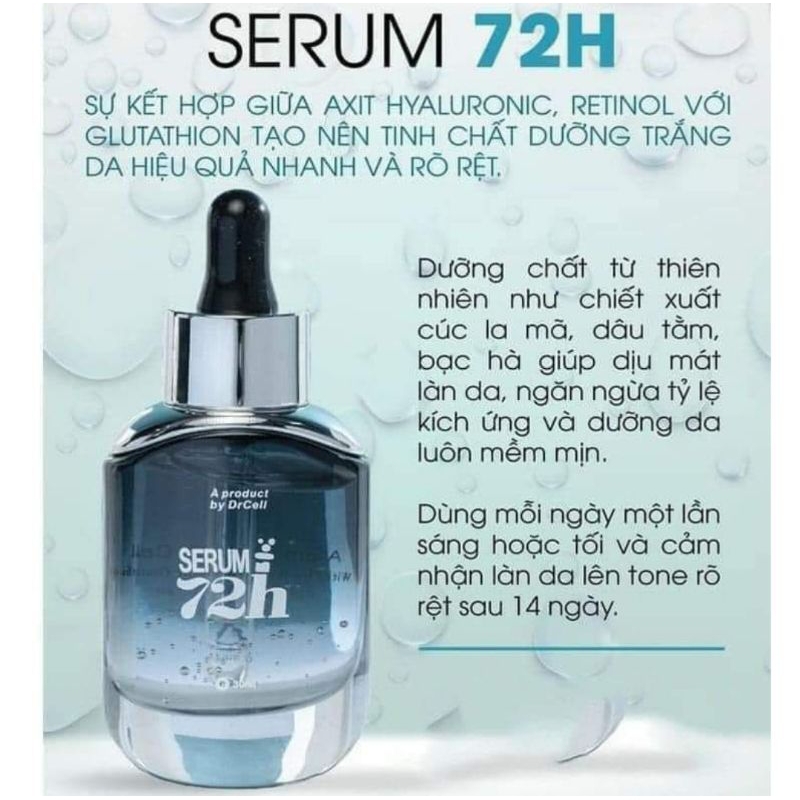 serum 72h dưỡng ẩm.