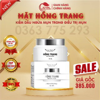 Mặt nạ Hồng Trang Nature Mask( hết dầu nhờn,se ccooif mụn,giảm thâm mờ nám,sáng da)