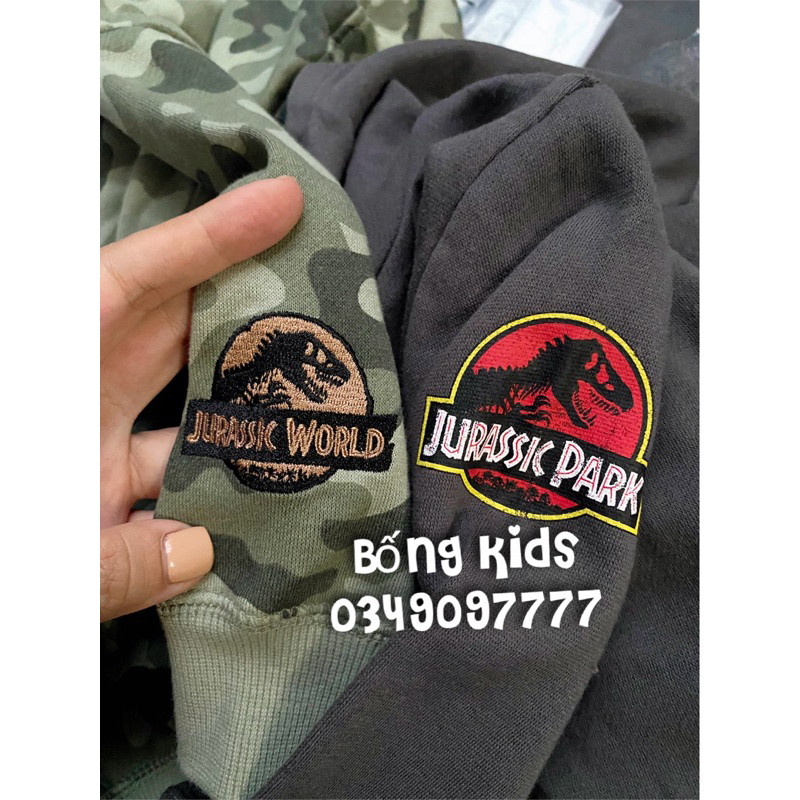 Áo Nỉ Hoodie Bé Trai Khủng Long CottonOn