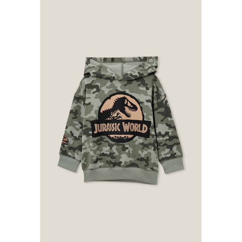 Áo Nỉ Hoodie Bé Trai Khủng Long CottonOn