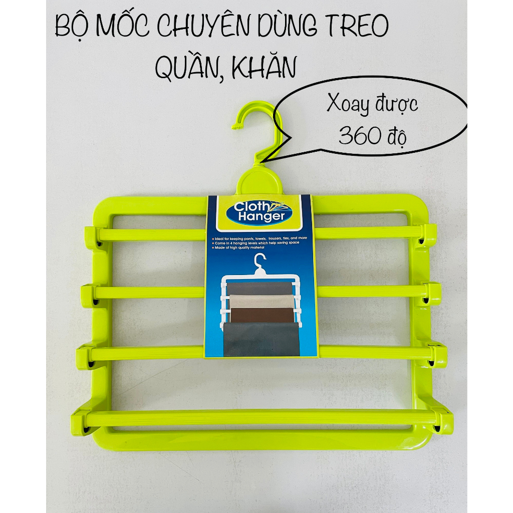 MÓC TREO QUẦN, KHĂN NHIỀU TẦNG PN741/I-P2 - NKThái Lan