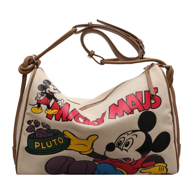 Túi xách nữ bản to Mickey tha hồ du lịch