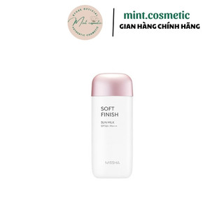 Có bill_Kem chống nắng nâng tone Missha Soft Finish Sun Milk SPF50 PA+++