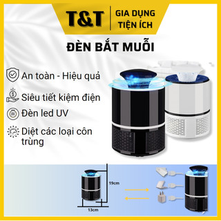 Đèn bắt muỗi hình trụ, máy bắt muỗi cao cấp công nghệ đèn LED dùng nguồn USB công nghệ thông minh