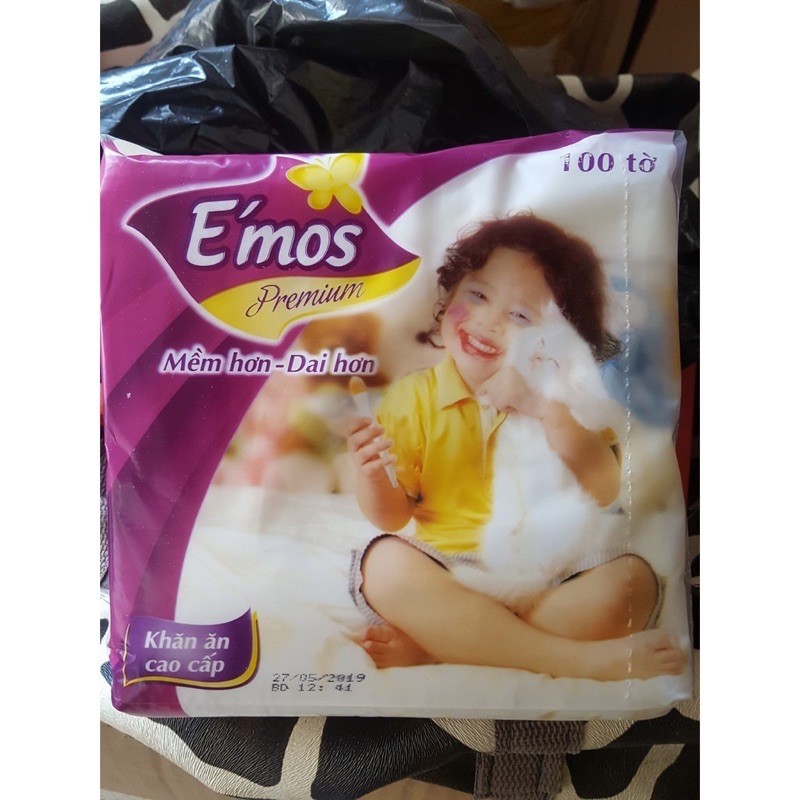 Khăn giấy uông Emos Khổ giấy 330mmx330mm