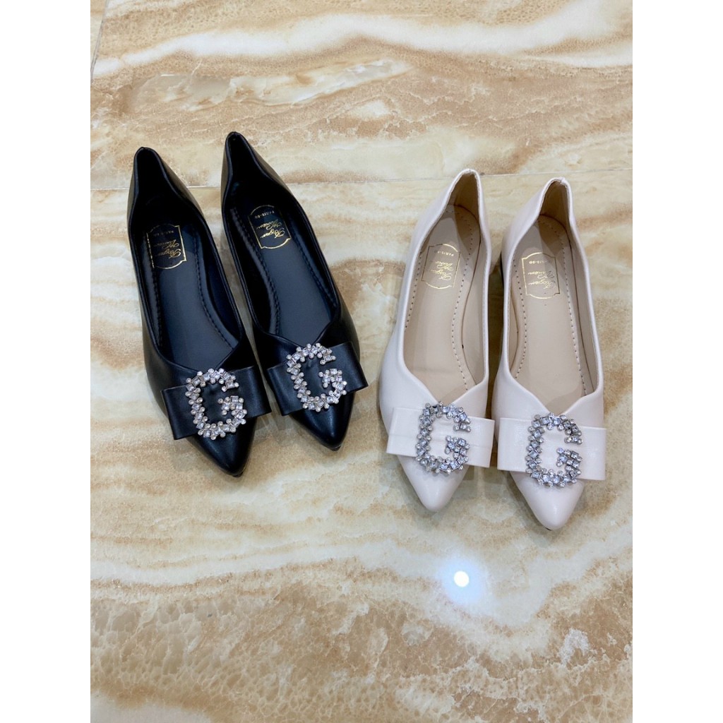 [ giày big size } Giày búp bê nữ mã 02