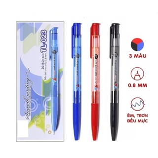 Bút bi ball point pen ngòi 0.8mm - mã 023