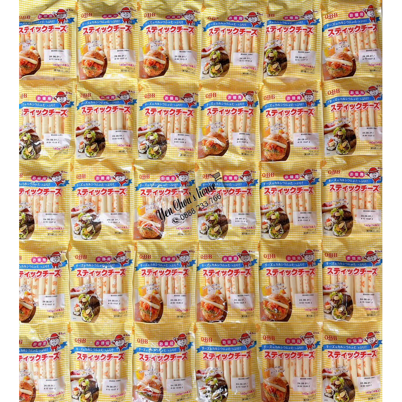 Phô mai que - xúc xích QBB Nhật Bản cho bé ăn dặm từ 12M+