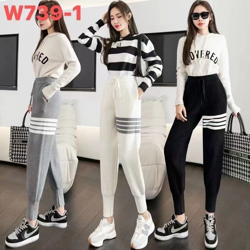 Quần len kẻ vạch đùi hàng QCL1