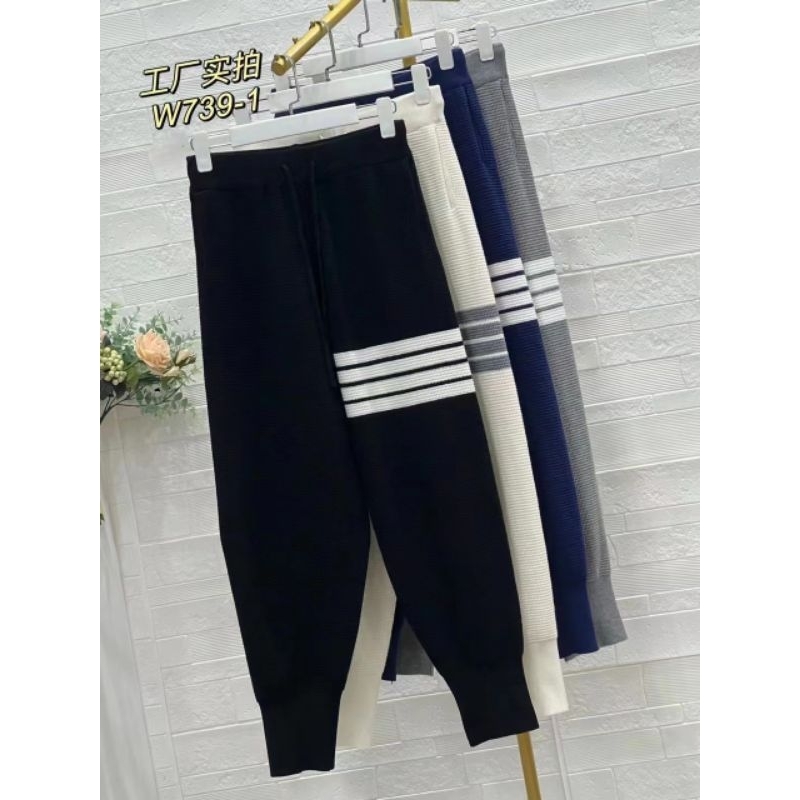 Quần len kẻ vạch đùi hàng QCL1