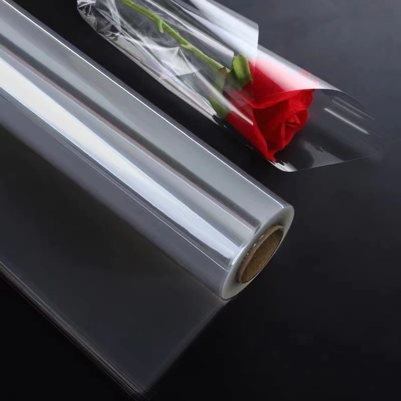 Lẻ 5 tờ túi bóng kính gói hoa loại dày, giấy gói hoa trong suốt
