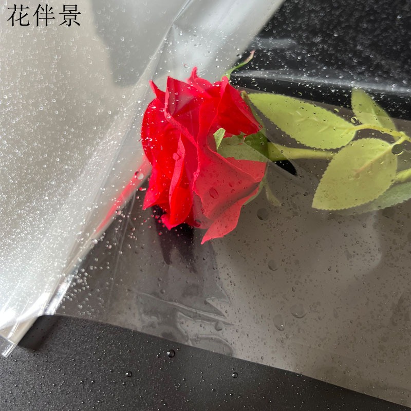 Lẻ 5 tờ túi bóng kính gói hoa loại dày, giấy gói hoa trong suốt
