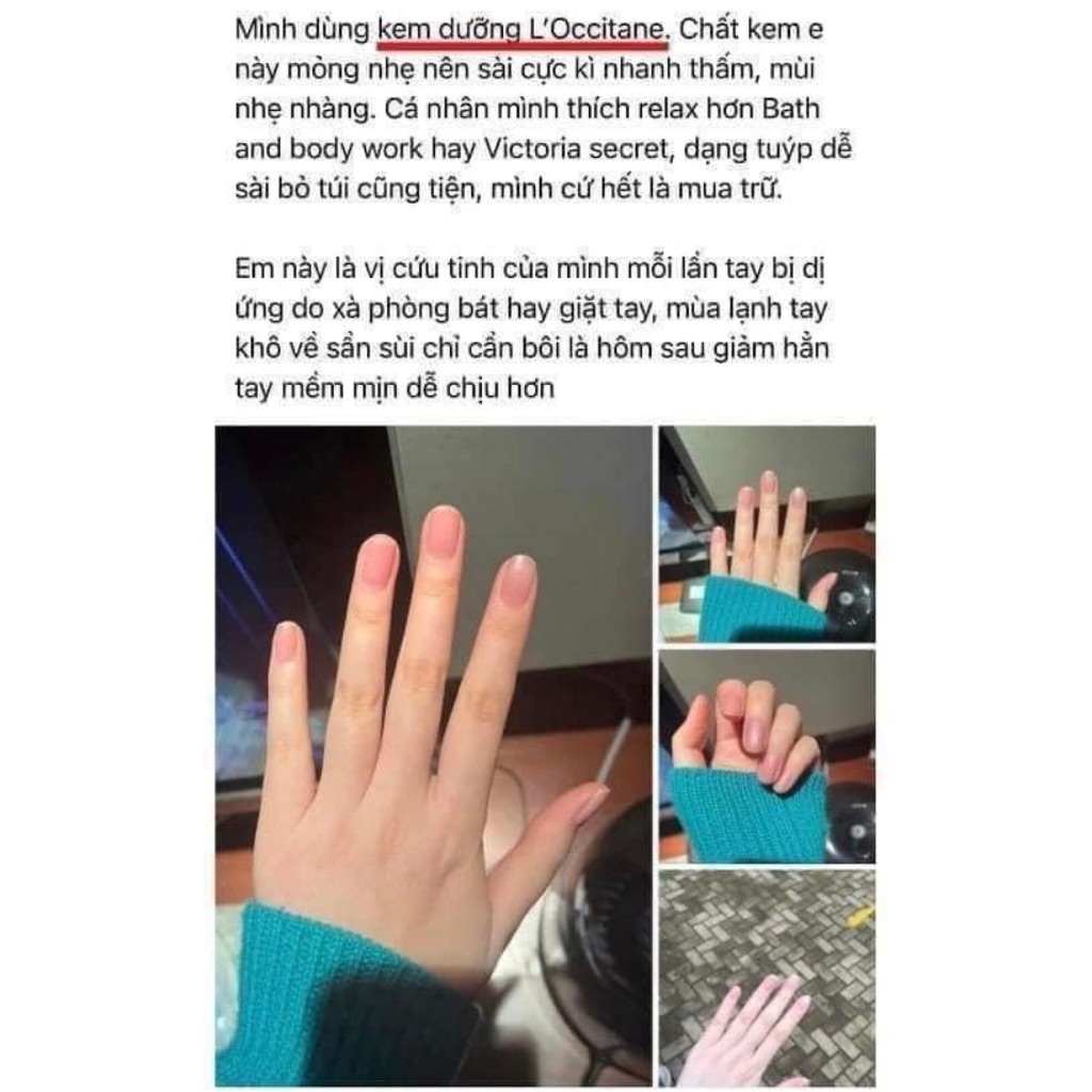 Kem Dưỡng Tay Loccitane Shea Handcream 10ml